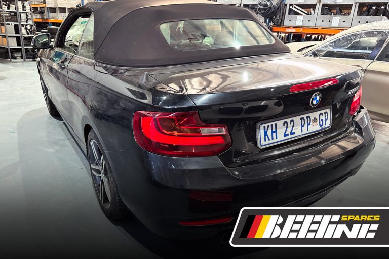 BMW 2 Series F22 220i Stripping for spares rear angle view