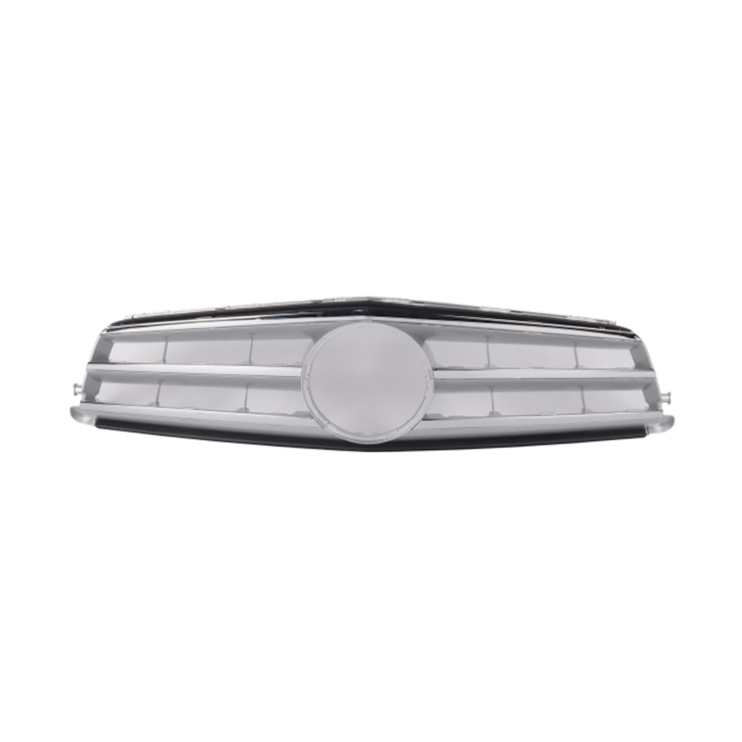 Unbranded Front Bumper Cover For Mercedes W204 C-Class – C63 Style, PDC, Fog Holes, Black PP